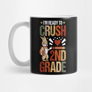 I'm Ready To Crush first grade Back To School Cute Rabbit Mug